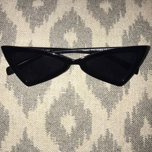 Black cat eye sunglasses